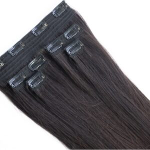 Full Clip Set Hair Extensions | Straight Hair Texture for a Sleek Look