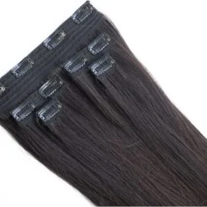 Full Clip Set Hair Extensions | Straight Hair Texture for a Sleek Look