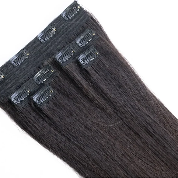 full-clip-set-hair-extensions-straight-hair-texture-for-a-sleek-look