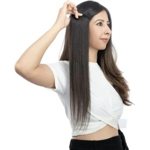 2 Set Hair Extensions Volumizer | Straight Hair Texture for a Sleek Finish