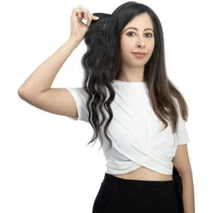 2-Piece Clip-in Hair Extensions Volumizer | Wavy Hair for Fuller, Natural-Looking Volume